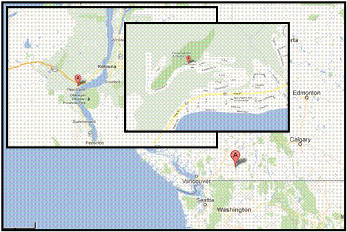 Ponderosa overview map